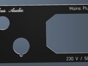 Class-A Mono-Verstärker Rückplatte